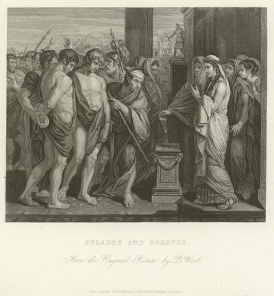 Pylades and Orestes by Benjamin West